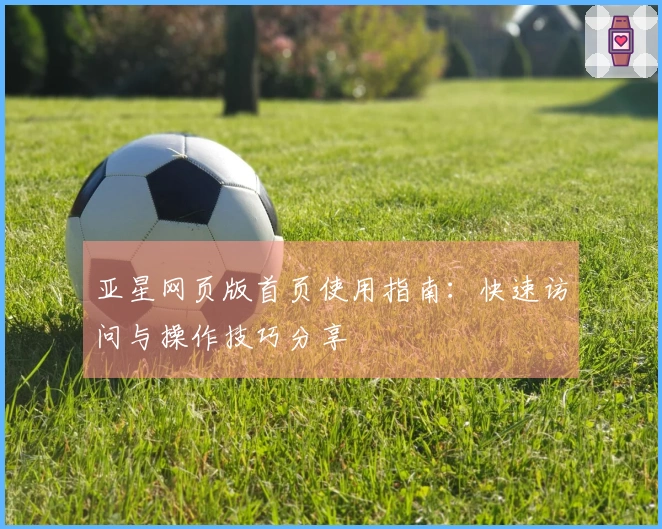 亚星网页版首页使用指南：快速访问与操作技巧分享